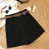 Women'S Summer Thin Section Five Pants Loose High-Waisted Workwear Wide-Leg Casual Shorts