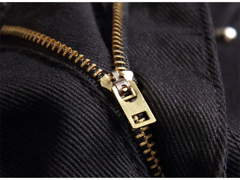 Men's Scotland Red Plaid Tartan Patchwork Jeans Punk Rivet Patch Black Denim Pants Skull Letters Printed Slim Straight Trousers