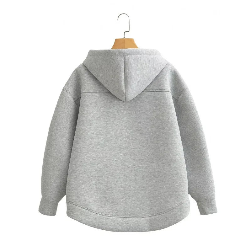 Zip Up Hoodies Women Autumn Hooded Sweatshirt Woman Long Sleeve Oversized Women's Sweatshirts Zip Hoodie Women Jackets