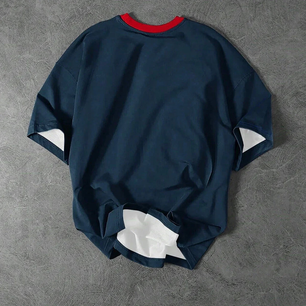 Men's Letter Number Print Round Neck Short Sleeve T-shirt Outdoor Sports Fans Wear Men's Women's T-shirts