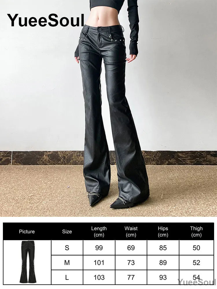 Gothic Emo Alt Women Pants Techwear Hippie Baggy Trousers Mom Goth Punk Black Cargo Pants Cyber Y2k Pants Academic Dark Clothes