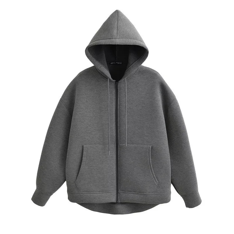 Zip Up Hoodies Women Autumn Hooded Sweatshirt Woman Long Sleeve Oversized Women's Sweatshirts Zip Hoodie Women Jackets