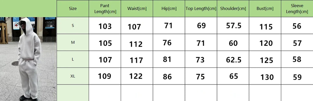 Men's Casual Sweatshirt Set Comfortable Streetwear Style Two-Piece Outfit for Men