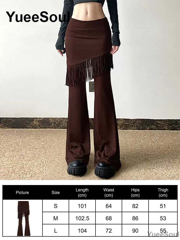 Gothic Emo Alt Women Pants Techwear Hippie Baggy Trousers Mom Goth Punk Black Cargo Pants Cyber Y2k Pants Academic Dark Clothes