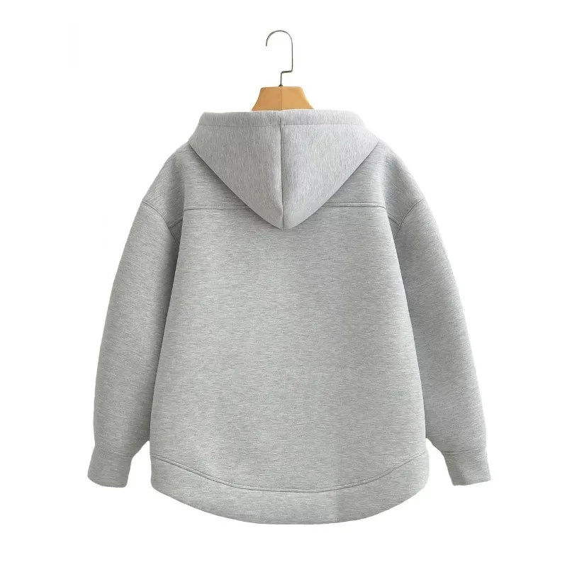 Zip Up Hoodies Women Autumn Hooded Sweatshirt Woman Long Sleeve Oversized Women's Sweatshirts Zip Hoodie Women Jackets