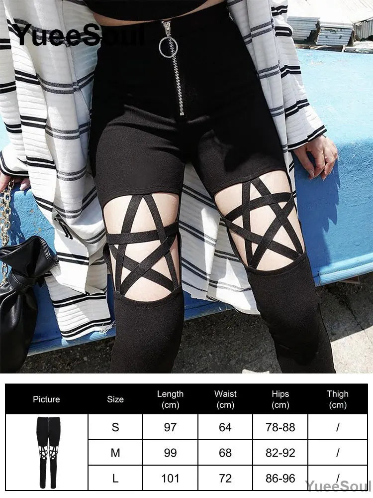 Gothic Emo Alt Women Pants Techwear Hippie Baggy Trousers Mom Goth Punk Black Cargo Pants Cyber Y2k Pants Academic Dark Clothes