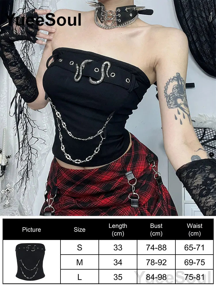 Gothic Lace Mesh Crop Tops Black Sexy Spaghetti Strap Corset Tops Goth Punk Grunge Fairy Core Halloween Y2K Aesthetic Clothes