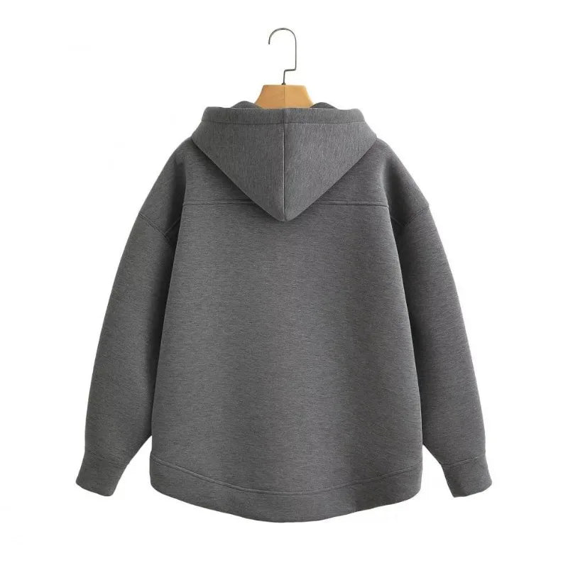 Zip Up Hoodies Women Autumn Hooded Sweatshirt Woman Long Sleeve Oversized Women's Sweatshirts Zip Hoodie Women Jackets