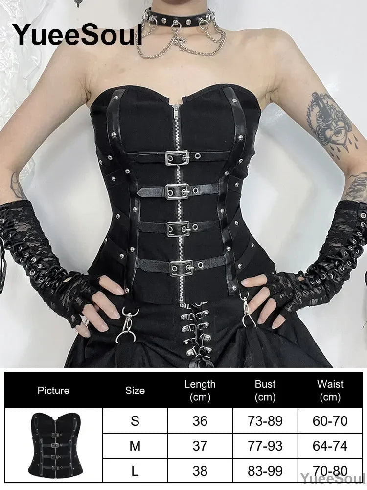 Gothic Lace Mesh Crop Tops Black Sexy Spaghetti Strap Corset Tops Goth Punk Grunge Fairy Core Halloween Y2K Aesthetic Clothes