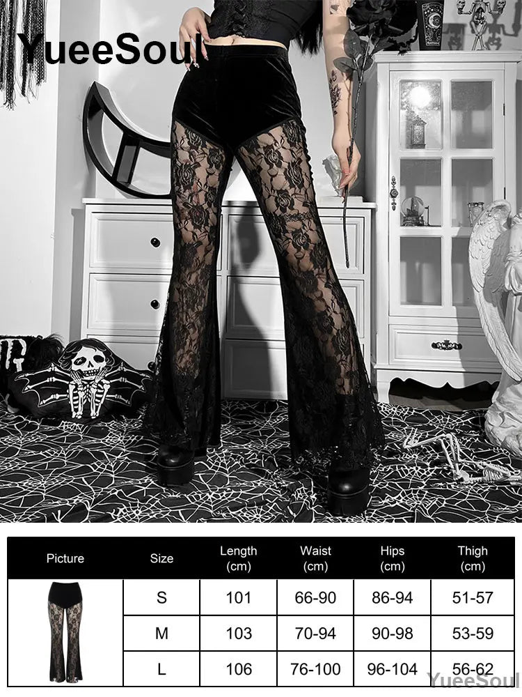 Gothic Emo Alt Women Pants Techwear Hippie Baggy Trousers Mom Goth Punk Black Cargo Pants Cyber Y2k Pants Academic Dark Clothes