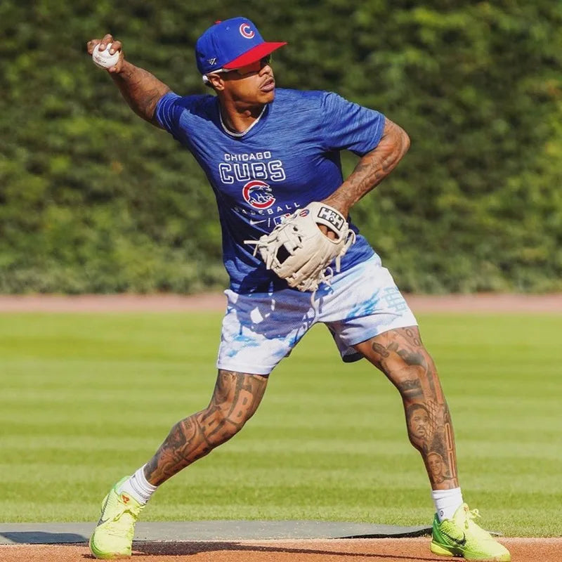 2025 New Summer EE Eric Emanuel  Basic Mesh Short Classic Floral Printed Gym Shorts Men's Gym Basketball Sports Beach Shorts