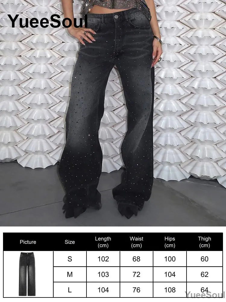 Gothic Emo Alt Women Pants Techwear Hippie Baggy Trousers Mom Goth Punk Black Cargo Pants Cyber Y2k Pants Academic Dark Clothes